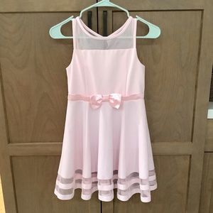 Calvin Klein Girls Sleeveless Pink Dress
